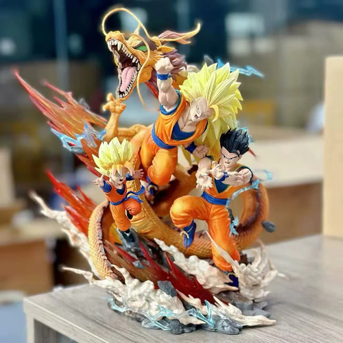 Action figure goku sayan - sayan, 3