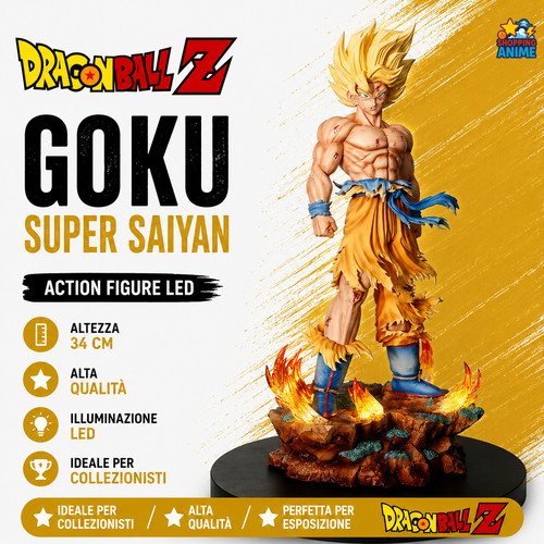 Goku super saiyan action - super,