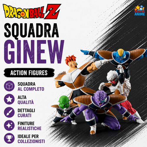 Squadra ginew action figures - action,
