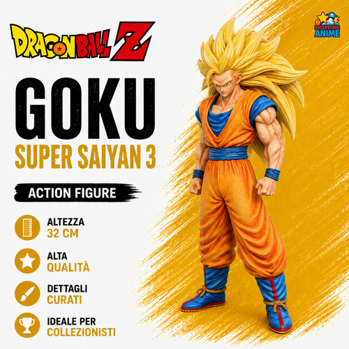 Goku super saiyan action - saiyan, 3