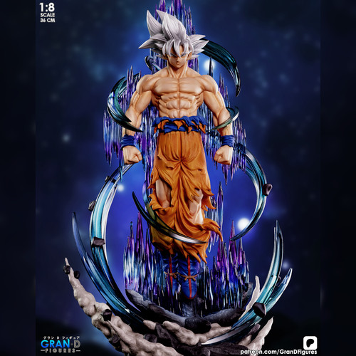 Action figure anime goku ui - action,